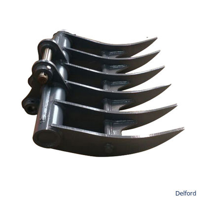 Customizable Excavator Rake Bucket For Land Clearing Soil Preparation