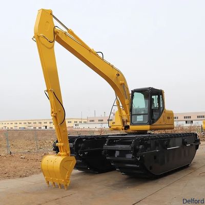 Defeng Factory Customized 6-50t Amphibious Excavator Undercarriage Floating Pontoon