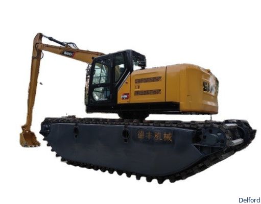 Q355B Floating Pontoon Undercarriage For 6-50T Amphibious Excavator