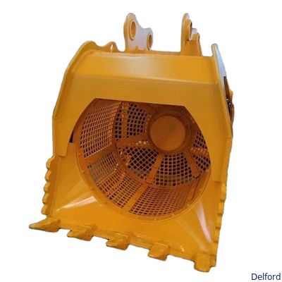 Excavator Screening Bucket Excavator Roll Screen Bucket Efficient Skeleton Screen Bucket With Rotary