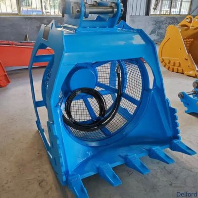 Excavator Roll Screen Sieve Bucket 360 Rotary Screening Wear Resistant Teeth