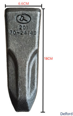 Durable Forged Komatsu PC60 Excavator Bucket Teeth Adapters Pins Side Cutters