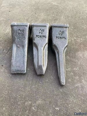 PC60 Excavator Bucket Teeth Forging Casting Rock Teeth Heavy Duty Replacement Parts