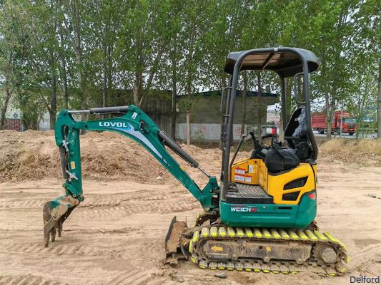 Used Lovol 18 Mini Excavator For Sale Compact Excavator Second Hand Digging Machine