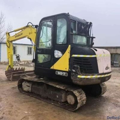Used Hyundai R60-7 60-7 Series Second Hand Mini Excavator Compact