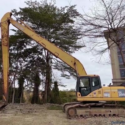 Komatsu PC200-7 Used Excavator 18 Meter Long Reach Arm PC200 7