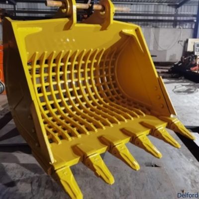 Customized Skeleton Excavator Bucket For  330 Excavator Screening Net Attachment