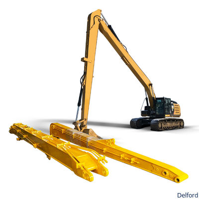 Q355B Material 20m Customized Size Excavator Boom Arm Long Reach Boom 100% Quality Tested for Heavy Duty Digging