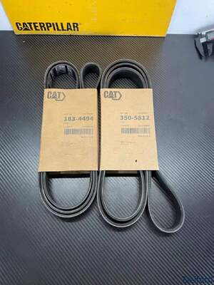 Excavator Parts Engine Parts Fan Belt Komatsu 200-8 Original Fan  C9 engine belt 183-4494  390F fan belt 350-5812 Belt Generator Belt,, Air Conditioning Belt