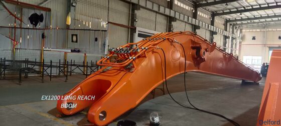 Excavator Boom 20m Long Arm  PC2000 EX1200 Long Excavator Boom With Bucket And Oil Cylinder For Sale