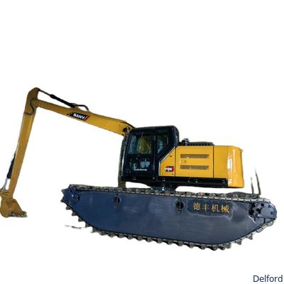 quality  Defeng factory customized 5-30 Ton Excavator Pontoon for Construction Mining Dredging Energy Mineral Equipment factory