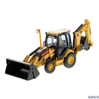 Diecast Alloy Excavator Scale Model 1:50 For CAT 420E IT Backhoe Loader