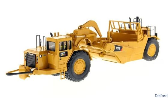   657G Wheel Scraper Diecast Model 1:50 Scale Construction Replica 85175C