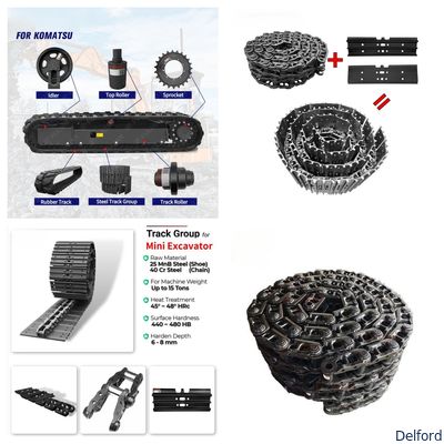  320D Excavator Underchassis Corrosion Resistant with HRC56-62 Surface Hardness