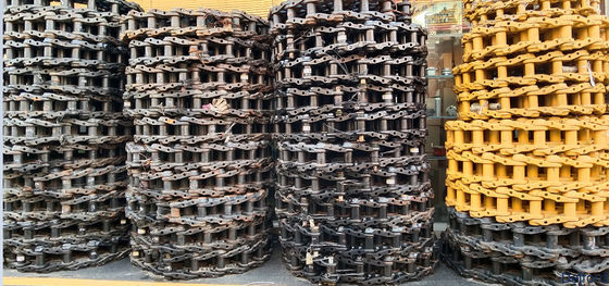190mm Pitch Excavator Track Chain Group with Shoes For 20 Ton PC200 EX200 320 Parts