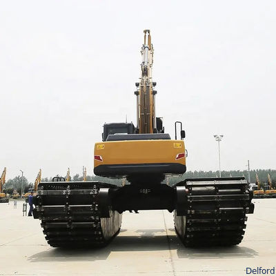 Customized Amphibious Excavator Pontoons Floating For 7-50 Ton Swamp Buggy