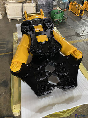 Double Cylinder Excavator Shear Metal Scrap Concrete Building Demolition Attachment