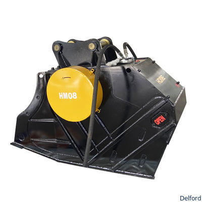 Rock Crush Excavator Attachments Concrete Crusher Bucket 20 Ton