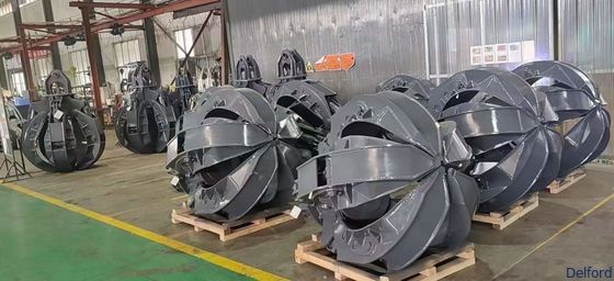 5 Tonne Excavator Attachments Electro Rotating Hydraulic Grab Bucket