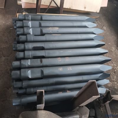 Excavator Hydraulic Breaker Chisel Tool Blunt Wedge Type 68mm 135mm 140mm