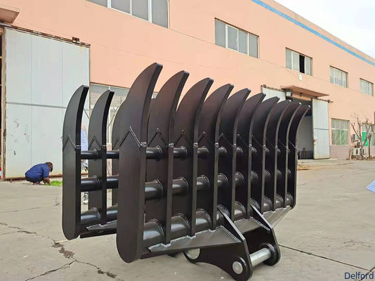 Customizable Excavator Rake Bucket For Land Clearing Soil Preparation