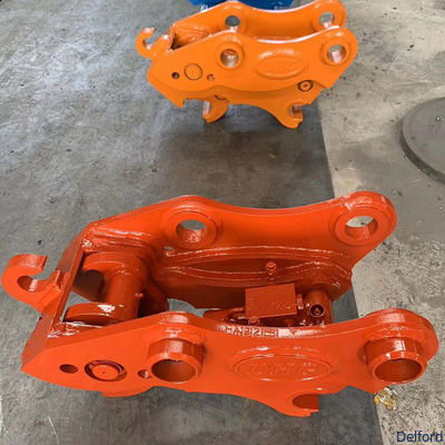Mini Excavator Hydraulic Quick Coupler Hitch Attachment With Closed Lifting Hook