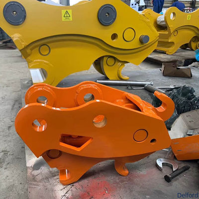 Mini Excavator Hydraulic Quick Coupler Hitch Attachment With Closed Lifting Hook