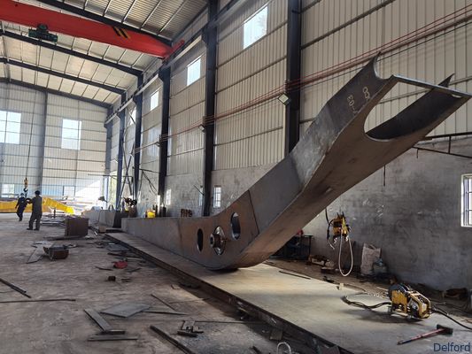 Custom 30m Long Reach Excavator Boom Arm For 30-50 Ton Machines Extension Arm