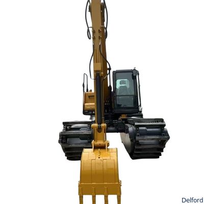 Universal Amphibious Excavator Pontoon for Swamp Canal Digging