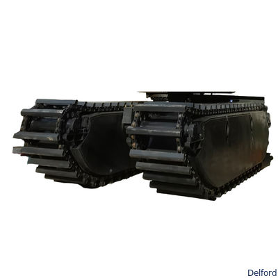 Custom Amphibious Excavator Undercarriage 5-30 Ton Swamp Dredging Pontoon