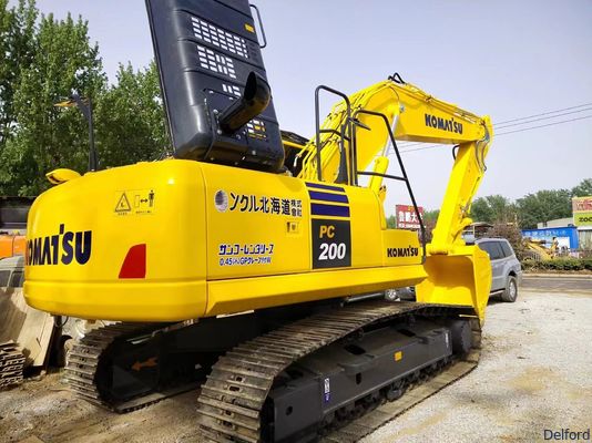 Refurbished Komatsu PC200-8 Used Crawler Excavator 20T For Earthmoving
