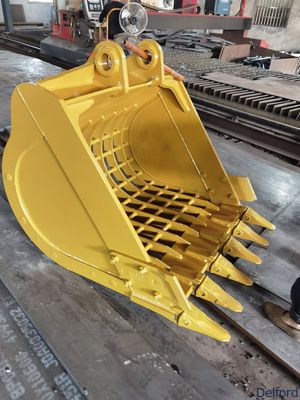 Heavy Duty Excavator Rock Sieve Bucket Skeleton Grid Screening Construction Attachment