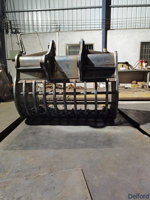 Heavy Duty Excavator Rock Sieve Bucket Skeleton Grid Screening Construction Attachment