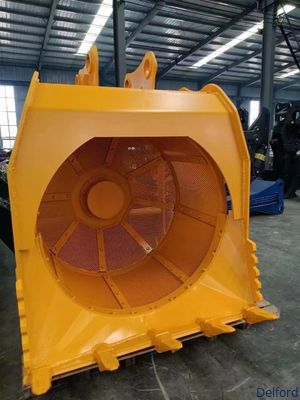 Excavator Screening Bucket Excavator Roll Screen Bucket Efficient Skeleton Screen Bucket With Rotary