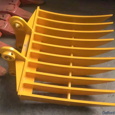 Customizable Heavy-Duty Excavator Root Rake Bucket High Quality Debris Clearing