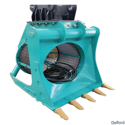 Soil Sand Gravel Roll Screen Bucket 360 Rotary Screening Bucket for Excavator