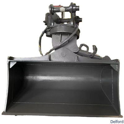 360 Rotating Tilt Bucket for 12-100 Ton Excavator Mud Dustpan OEM Custom Made