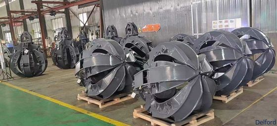 5 Ton Multi Functional Electro Hydraulic Rotating Grab Bucket Excavator Crane Attachment