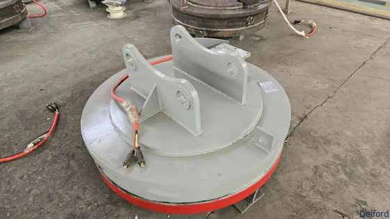 Custom Excavator Circular Electromagnet Chuck For Metal And Lifting Scrap
