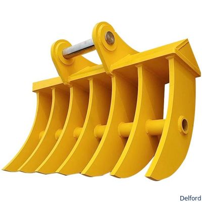 OEM Customizable High Quality Excavator Rake Attachment Skid Steer Loader Compatible