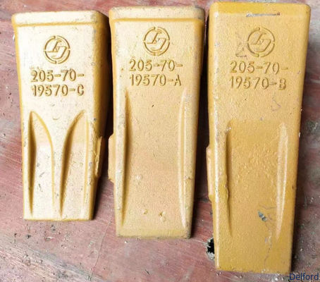 Komatsu PC200 Excavator Rock Teeth Forged Casting Construction Part 205-70-19570