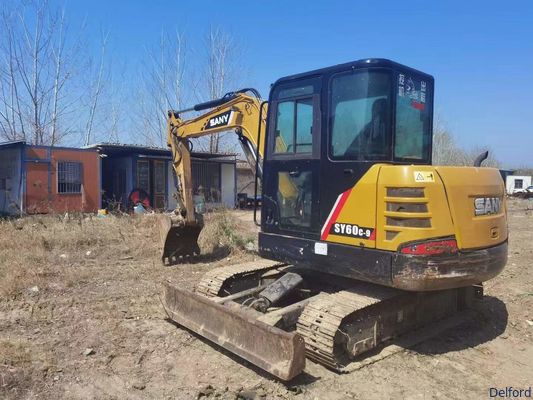 Used 2020 Sany SY60C-9 Excavator Mini Digger Compact Construction Equipment