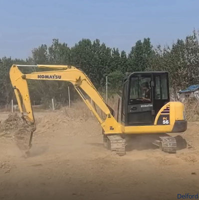Komatsu PC56 PC56-7 Mini Used Excavator Pre Owned Digger