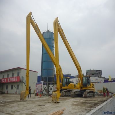 Customizable Long Reach Excavator Boom Arm 2 3 Section 12-45M With Cylinder Kit