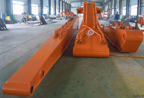 Excavator Long Reach Attachment Boom Arm For DOOSAN DX225 DX470