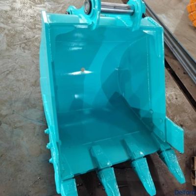 Q355B Q690 Kobelco SK125 Excavator Crushing Bucket Customized