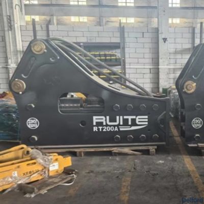 Ruite 200 Hydraulic Breaker Hammer Impact Resistant For 50 Ton Excavator