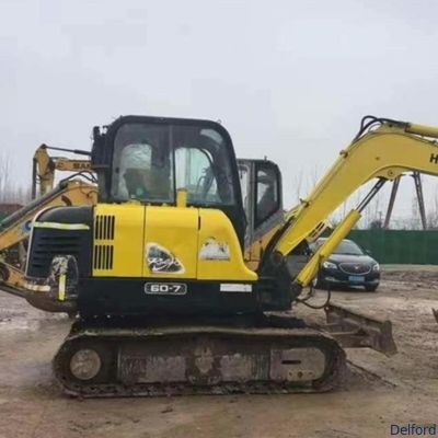 Used Hyundai R60-7 60-7 Series Second Hand Mini Excavator Compact