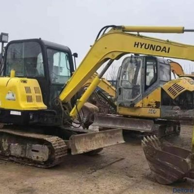 Used Hyundai R60-7 60-7 Series Second Hand Mini Excavator Compact