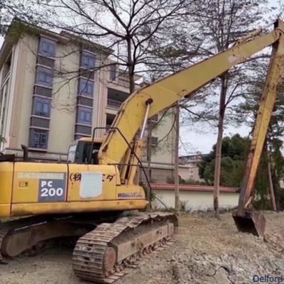 Komatsu PC200-7 Used Excavator 18 Meter Long Reach Arm PC200 7